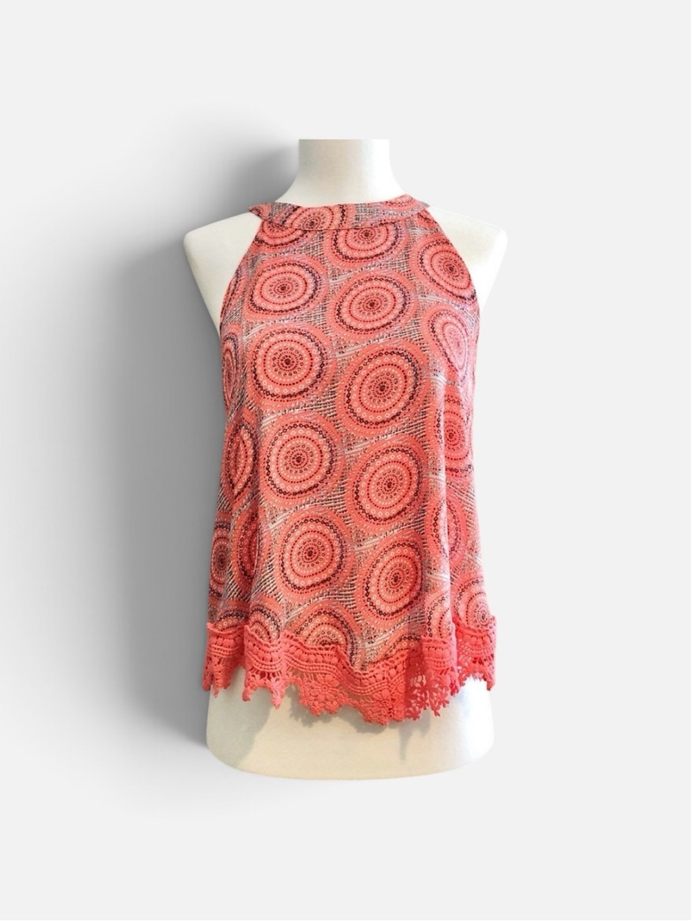 NWT [Paper Crane] Lace Trim Tank